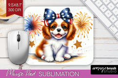 Cavalier King Charles Spaniel Dog Mouse Pad Sublimation Dog Product Image 1