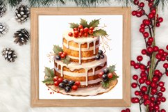 Christmas Dessert Clipart Sublimation, Christmas Dessert Product Image 3