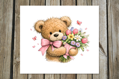 Easter animals | 4 Skinny tumbler Sublimation designs PL Product Image 3