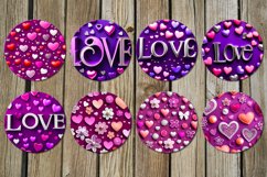 Valentine inscription | Car coaster &amp; key chain design Product Image 3