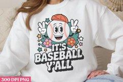It&#039;s baseball y&#039;all PNG,Retro Baseball Png Product Image 1