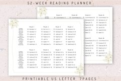 Printable Bible 52-Week Reading Planner for 2022 Product Image 3