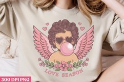 Love Season PNG , Retro Valentine Sublimation PNG Product Image 1