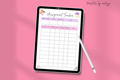 Teacher Assignment Tracker Template | Editable Canva Planner Product Image 3
