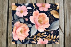 Vintage Flowers | 4 gentle tumbler Sublimation designs Product Image 3