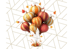 Autumn Circus Clipart Carnival Tent Fall PNG, Vintage Circus Product Image 3