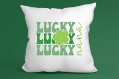 Lucky nana SVG, Retro St. Patrick's Day Svg Product Image 3