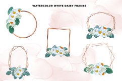 Watercolor Daisy Copper Frames Product Image 2