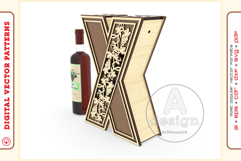 Wine Box v120 - laser cutting file - Glowforge ready SVG Product Image 3