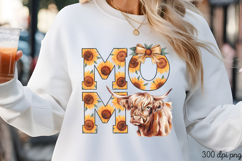 MOM PNG, Sunflower Mom Life Sublimation PNG Product Image 1