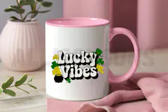 Lucky Vibes Sublimation PNG, St. Patrick’s Day PNG Product Image 3