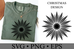 Sunbrust Svg | Christmas svg | Shirt Svg Product Image 3