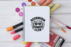 Bookworm Club Reading Lover SVG PNG Product Image 3