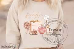Forever Love Bridal PNG Pink Shoes Gift Clipart Sublimation Product Image 5