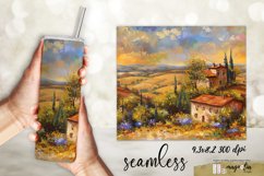 Oil painting texture seamless tumbler wrap sublimation png Product Image 1