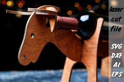 Wine Stand | Bull | Wine holder| Laser Cut Product Image 2