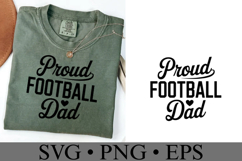 Proud Football Dad Svg | Game Day Svg | Shirt Svg Product Image 3