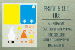 Gnome and Sunflower Birthday Card | Money Holder Template Product Image 3