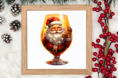 Christmas Wine Cup Sublimation Clipart Product Image 3