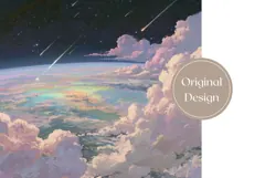Cosmic Sky Tumbler Wrap, Space Tumbler Sublimation Product Image 3