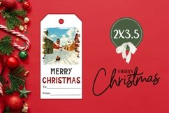 Christmas Village Gift Tags, Winter Town Gift Tag Designs Product Image 3