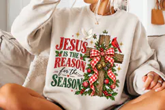 4 Christian Christmas Shirt Designs, 4 Nativity Faith Quote Product Image 3