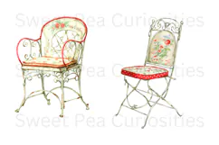 Garden, Ephemera, PNG, Junk Journal, Watercolor, clipart Product Image 3