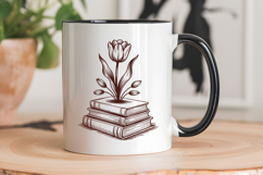 Reading Books Flowers Product Image 1