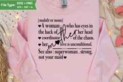 Mother Definition SVG | Mother&#039;s Day SVG Design Product Image 3
