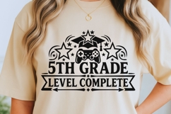 5th Grade Level Complete Svg, Last Day of School Svg. Product Image 4