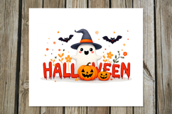 Cute ghost 2 | Funny Halloween Skinny tumbler sublimation Product Image 3