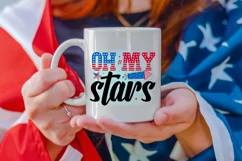 Oh my stars 4th of July Sublimation Design Product Image 3