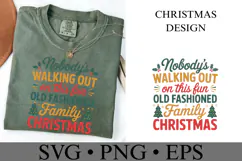 Old Fashioned Family Christmas Svg | Christmas | Shirt Svg Product Image 3