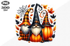 Halloween Gnomes Sublimation - Clipart PNG Design Product Image 1