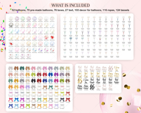 Transparent Balloons Creator Clipart Product Image 3