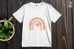 Rainbow Heart Boho Cute Clipart Sublimation PNG Product Image 3