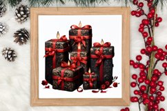 Gothic Christmas Clipart Sublimation, Gothic Christmas Product Image 3