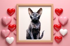 Valentine Cats Clipart, Valentine Pets Clipart Product Image 3