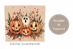 Spooky Halloween Tumbler Design, Vintage Halloween Tumbler Product Image 3