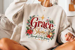 4 Christian Christmas PNG Designs, 4 Christian Inspirational Product Image 3