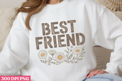 Best friend PNG, True Friendship Sublimation PNG Product Image 3