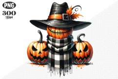 Halloween Pumpkins Sublimation - Clipart PNG Design Product Image 1