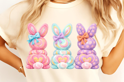 Crochet Latch Hook Easter Bunny PNG, Faux Yarn Happy Easter Product Image 3