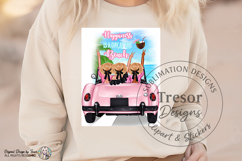 Happiness Is A Day At The Beach Design Besties Summer Girls Product Image 4