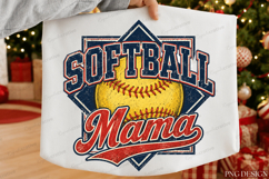 Softball Mama PNG Design softball mama png, softball mom png Product Image 3