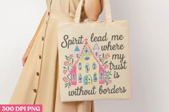 Spirit Lead Me Where My PNG, Retro Church Sublimation PNG Product Image 3