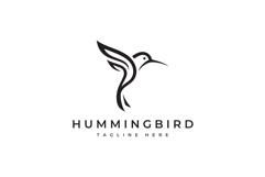 Hummingbird Logo Design Vector Illustration Product Image 3