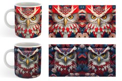 4th Of July | 3D Owl American Patriotic Mug Wrap Product Image 6