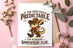Predictable Path Cowboy Mouse Quote Product Image 5