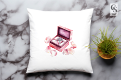 Engagement Ring Box Clipart Sublimation PNG Product Image 3